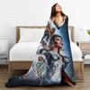 Beyonce Flannel Blankets American Singer Super Soft Throw Blanket for Living Room Travel Aesthetic Bedspread Sofa Bed Cover
