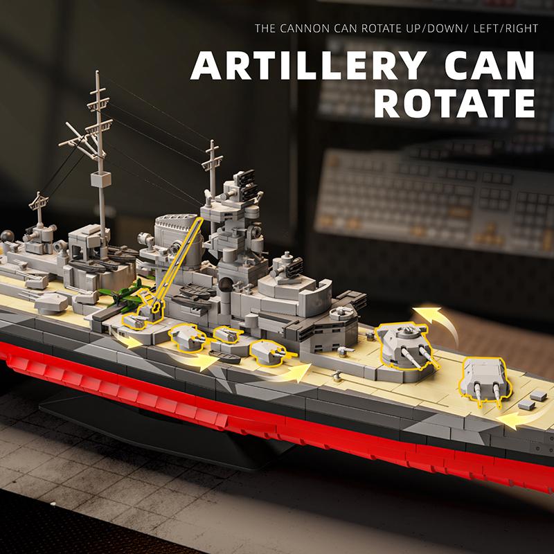 Marine Kraft Krieg MOC Bausteine Schlachtschiff Modell DIY Steine Bau Spielzeug Weihnachtsgeschenke für Erwachsene Zimmer Coole Dekorationen 2700+ Stück