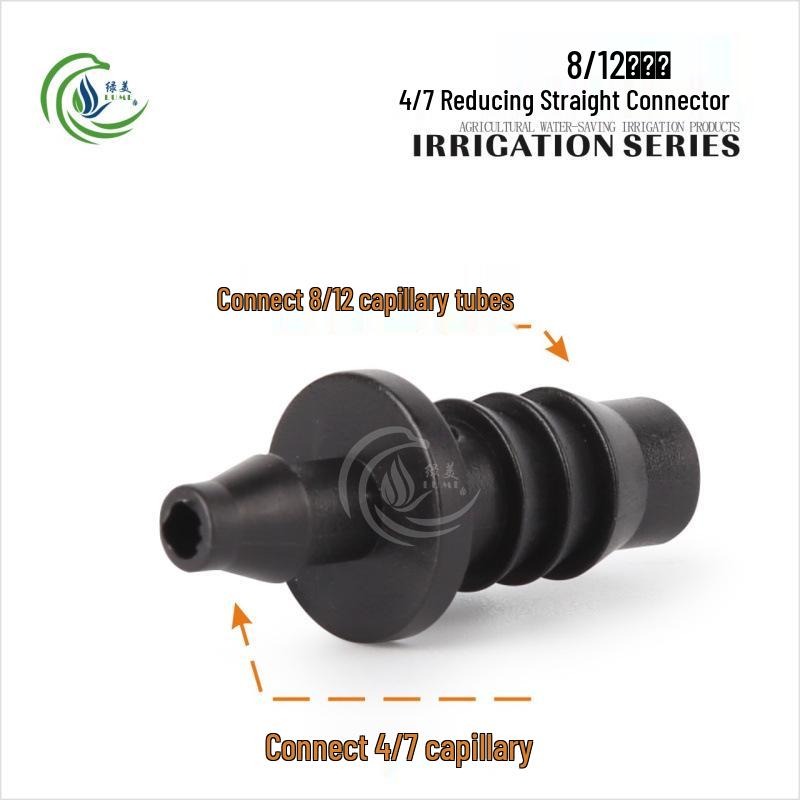 Capillary Fittings Set: 8/12 Straight, Elbow, Tee, 9/12 Connector, Garden Irrigation Auto-Watering