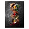 Modern Cooking Herbs Spices Sushi Utensils Spoon Wall Art Picture Canvas Painting Luxury Artwork Poster Print Home Kitchen Decor