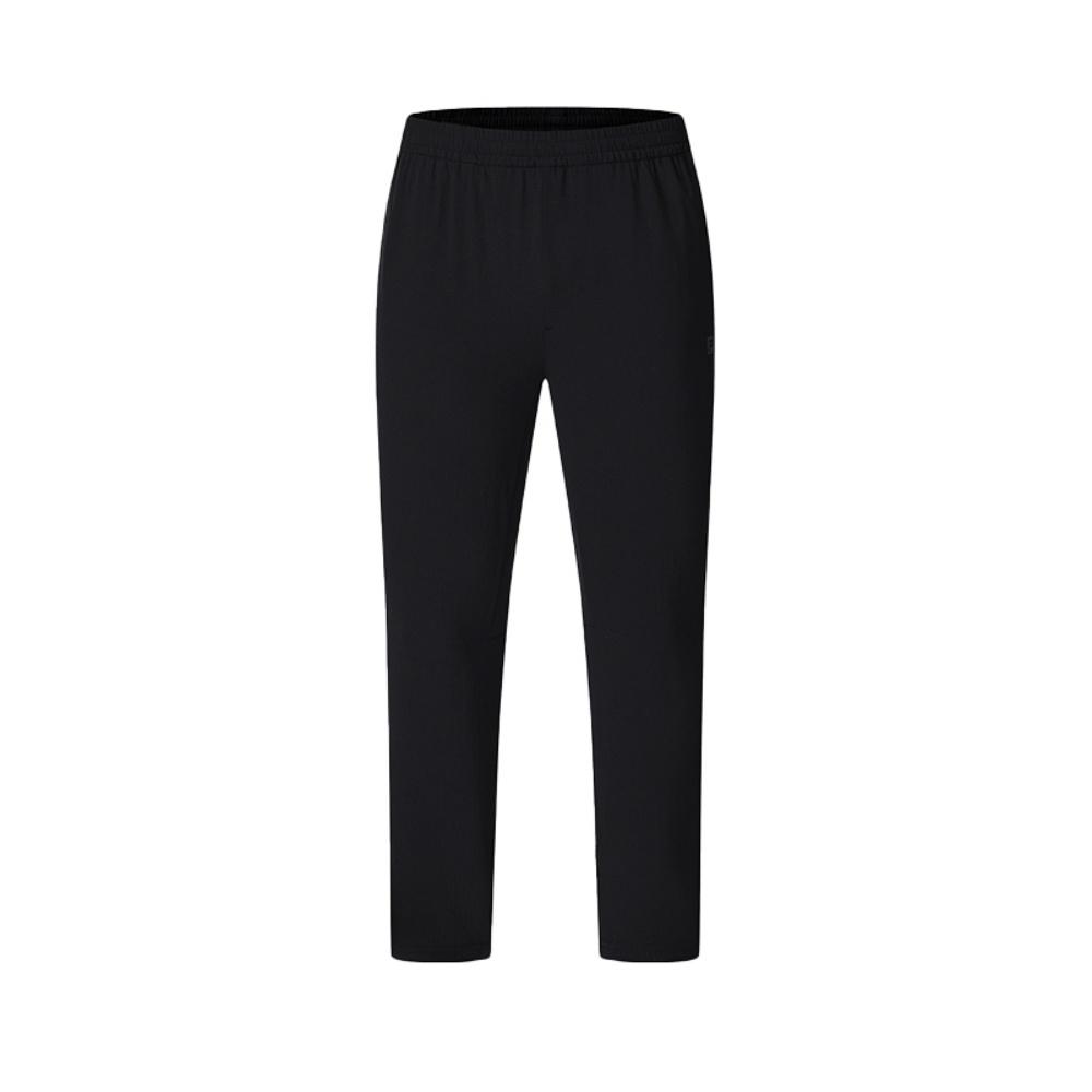 New FILA Fitness Knitted Sweatpants Men's Pitch Black A11M521809F-BK