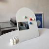 Magnetische Desktop-Nachrichtentafel Notiztafel Vertikale Aufbewahrungstafel für Ausweiskarten Magnetischer Fotorahmen