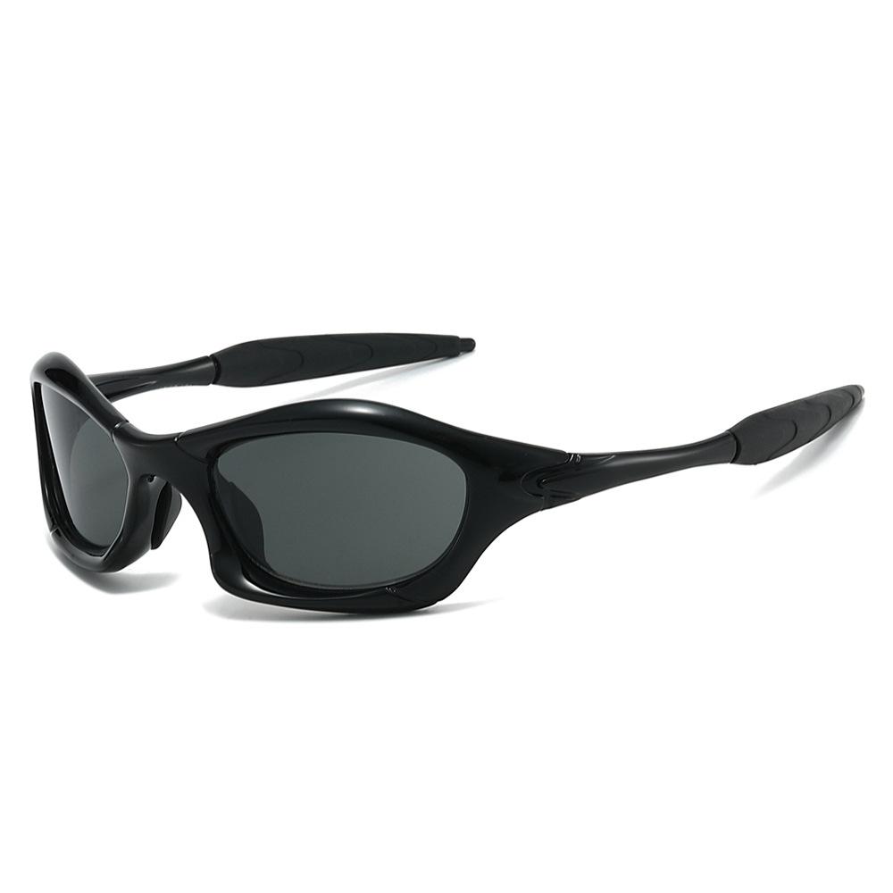 

Outdoor Sports Sunglasses Men Unisex Women Reflective Coating Cycling Glasses UV400 черный серый