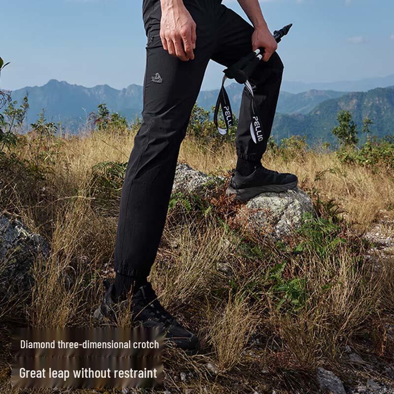 Pelliot Men's Outdoor Wear-Resistant Hiking Softshell Pants