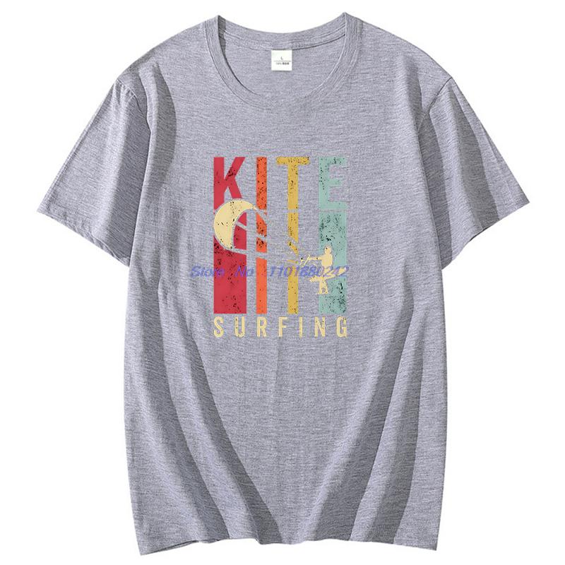 Kiteboarding Kitesurfing Fashion Graphic T Shirts Cotton Short Sleeve Tshirts Fashion New Shirts And Tshirts Unisex T Shirt