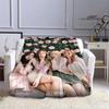 Blackpink Blanket Idol Group Pink 3d Digital Print Flannel Blanket Supplies