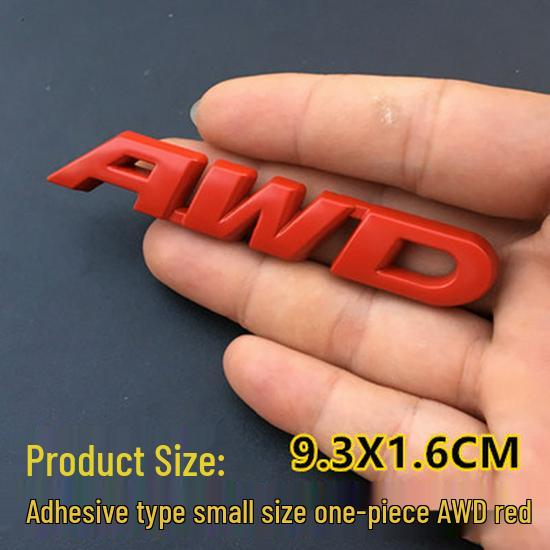 Dongfeng AWD Car Logo CRV Geshitu V6 Sticker Set: Body, Tail, and High-Configuration Displacement Badges