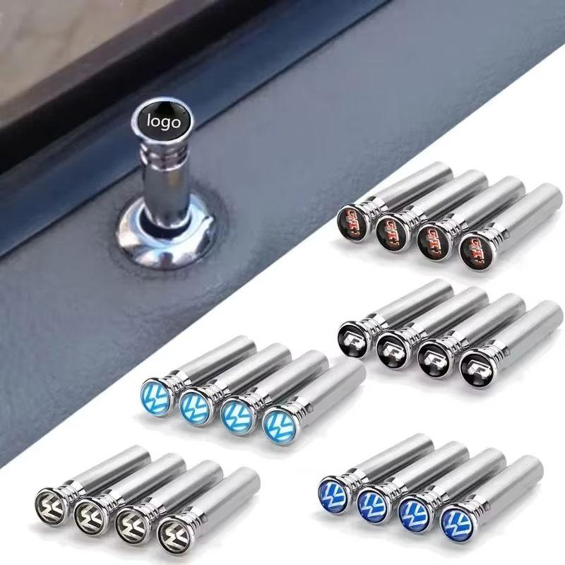 2026 Hot For VW VOLKSWAGEN 4pcs Car Door Lock Pins Knob Modification For Volkswagen Polo GTI Golf Passat Touran Jetta Rline Sagi