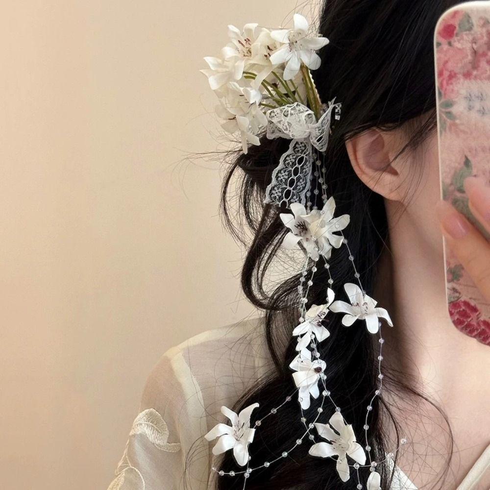 Tassel Hairpin Side Clip Styling Barrettes Fashion Duckbill Clip Women