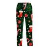 Men's Christmas Print Pajama Pants for and Sleep