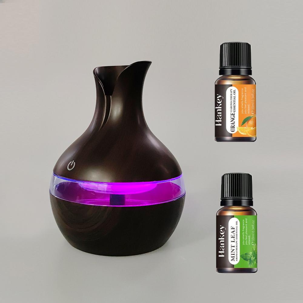 

2 in 1 Humidifier Essential Oil Diffuser 300ml Ultra Quiet USB Powered for Home Office 2 Essential Oils 300ML