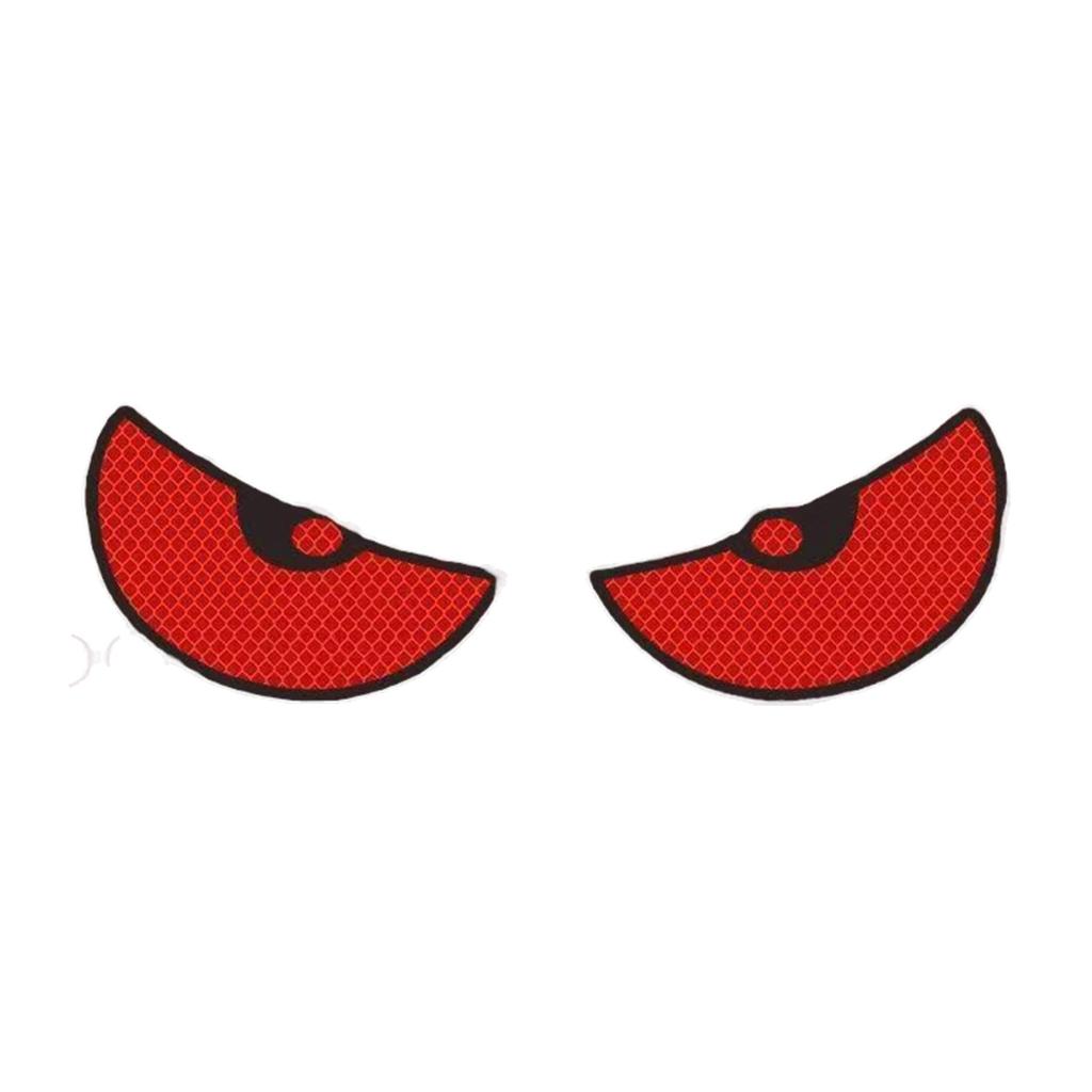 1 Paar Motorfiets Auto Duivels Oog Reflecterende Stickers Voor Achter Plakker Decoratieve Reflecterende Stickers Voertuig Decoratie