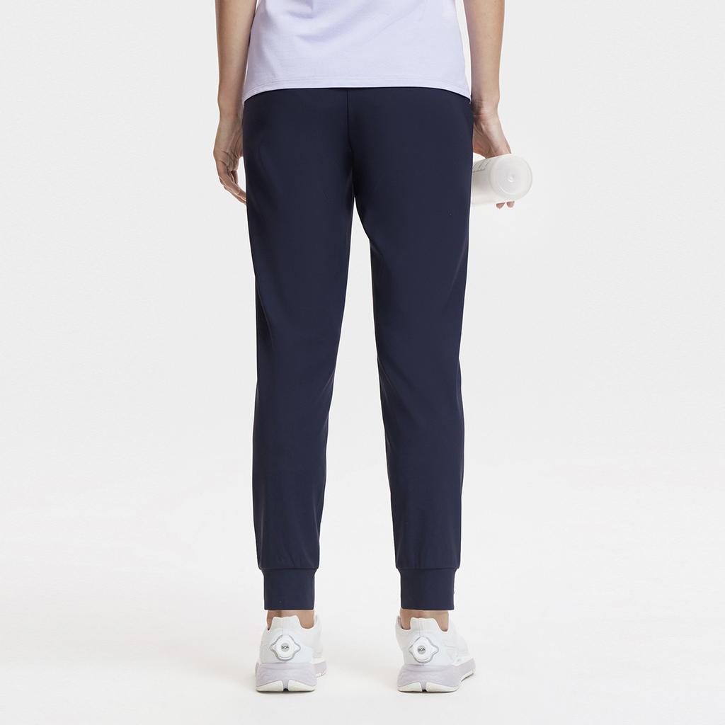Fila Fitness Fashion Versatile Trendy Knit Sports Pants Women pants Royal-Blue A11W421614FNV