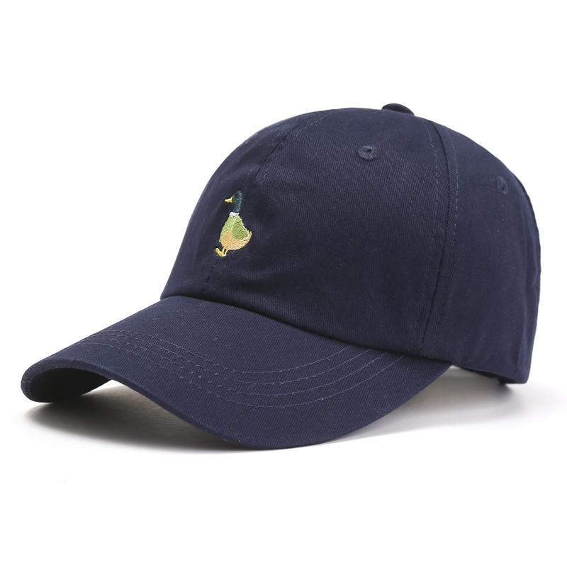YIRAN Dayang hat Borduur Eend Effen Kleur Verstelbare Baseballpet Zonbescherming Lente Zomer Unisex Papa Hoed Snapback Adjustable