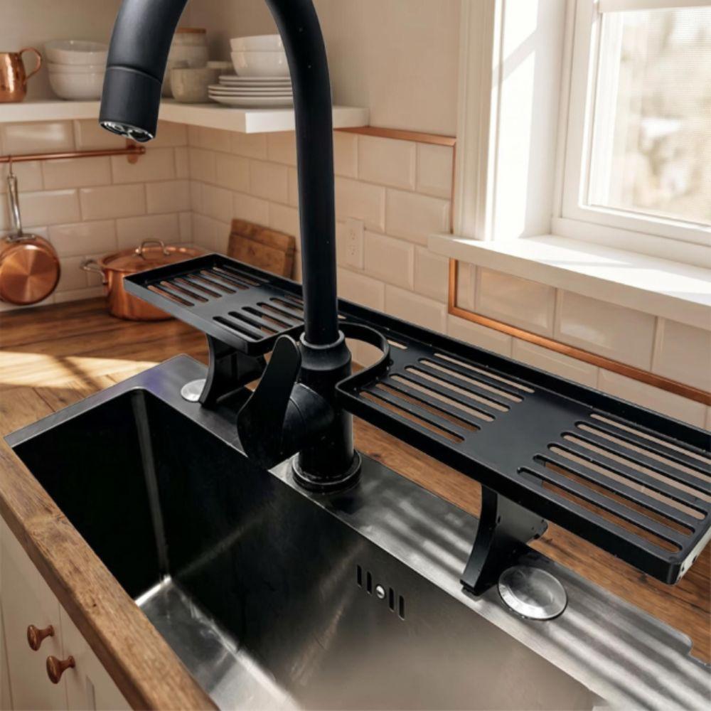 Mesh Faucet Storage Shelf Water Drainage Kitchen Drainage Holder Bathroom Storage Rack  Household