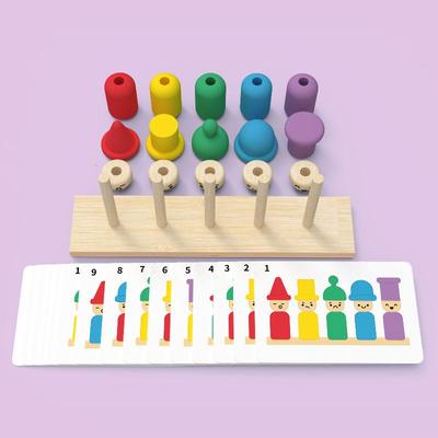 Children'S Early Education: Montessori Little Figures, Color Expressions, Stacking Music, Hand-Eye Coordination Toys