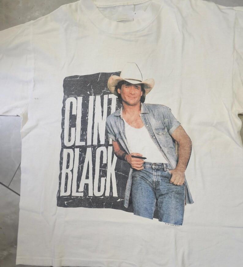 Vintage Clint Black cowboy country music Shirt Unisex Concert S to 5XL