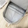 Drawstring Backpack Girl's Large Capacity Backpack Color Contrast Student Schoolbag Travel Bag
