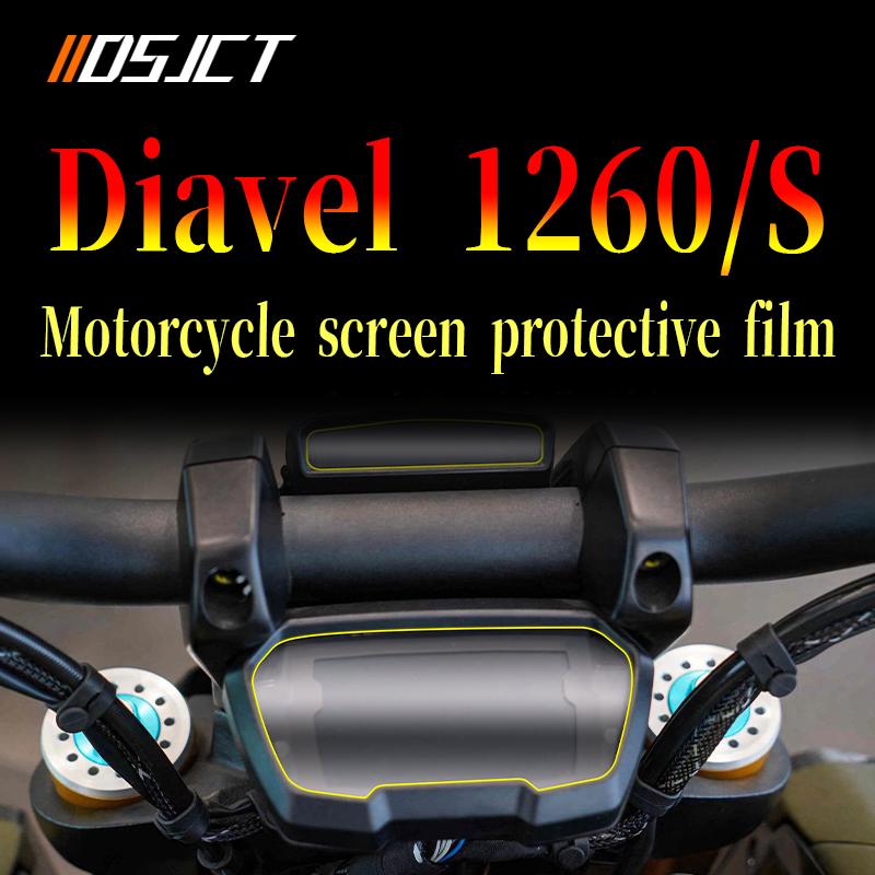 Für Ducati XDiavel (S) 2016 Up Diavel 1260 1260s 2019 2020 NANO GLASS Motorrad Dashboard Bildschirmschutz Instrumentenfolie