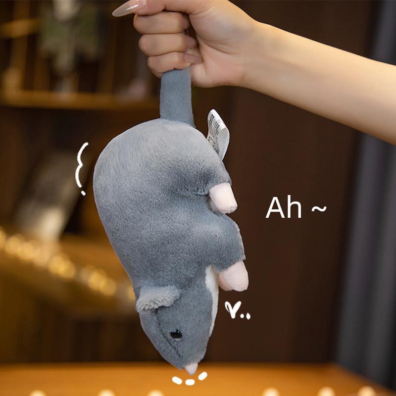 Plush Grey Simulate Toy Cartoon Halloween Prank Children Holiday Gift Dolls