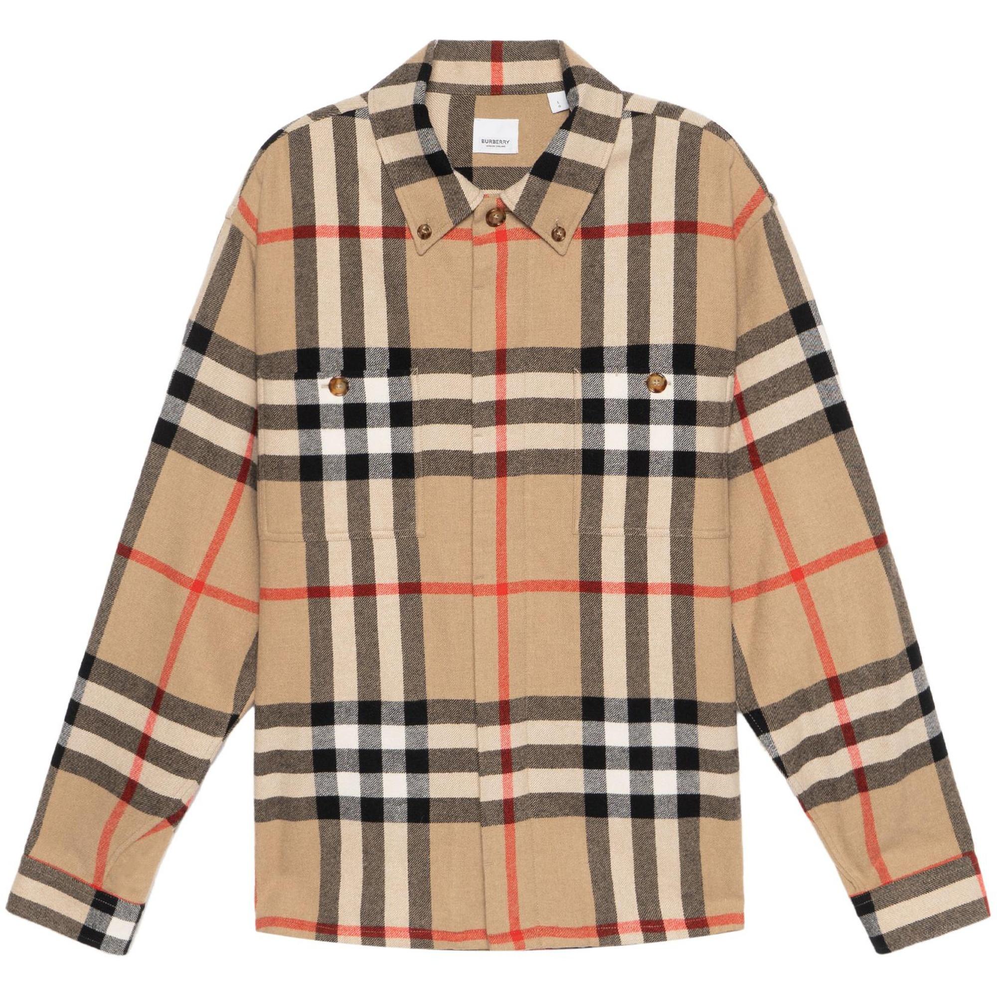 Burberry House Check Wool Cotton Shirt