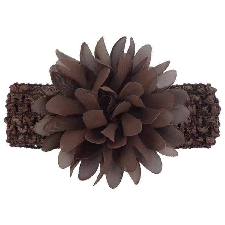 Chiffon Flower Mesh Baby Headband - Infant Hair Hoop Accessories