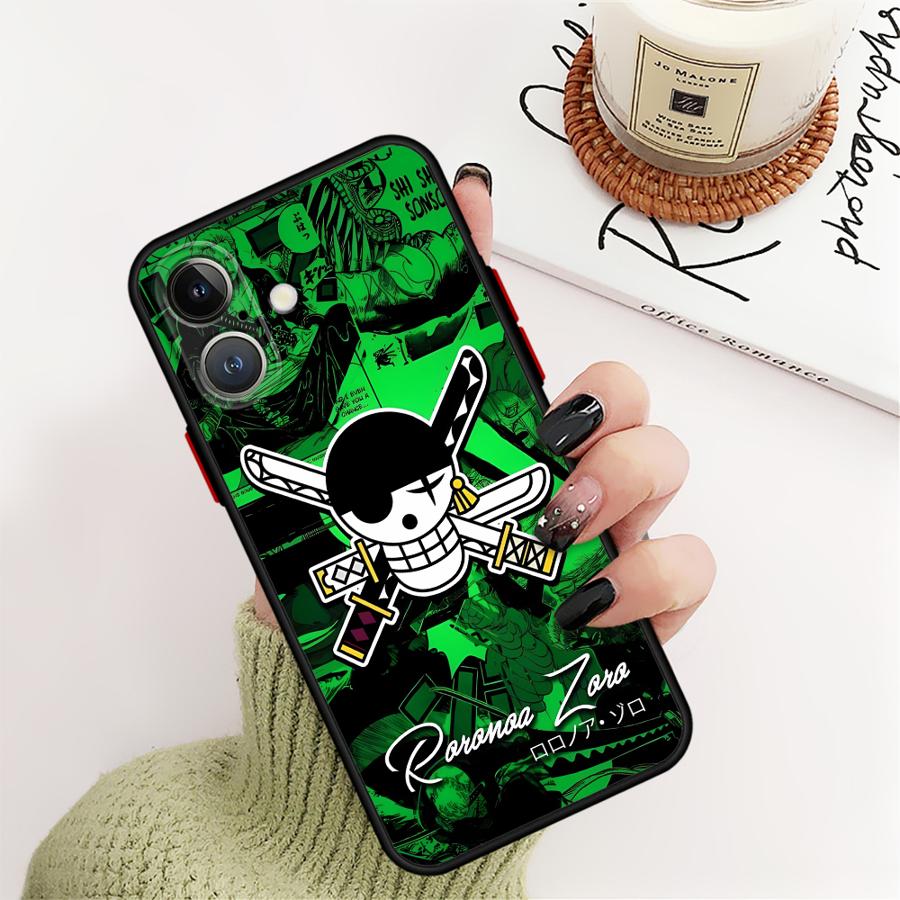 Anime O-One Pieces Back Phone Cover Case for iPhone 15 Plus 13 Mini 12 16e 17 Air XS 14 11 16 Pro Max 7 8