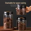 Baijie High Borosilicate Glass Coffee & Food Storage Jar