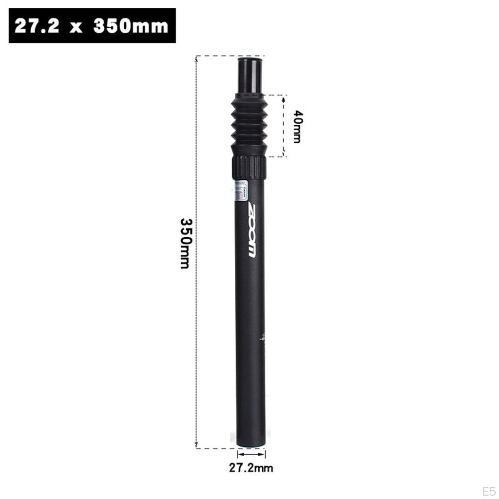 Seatpost 28..9 31.6 40mm Travel 350mm Length Damping Seat Tube Bike Part