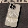 White Bow Apple 17 Summer Transparent 16promax New 15 Mobile Phone Case 14 Protective Case Thin Soft Case