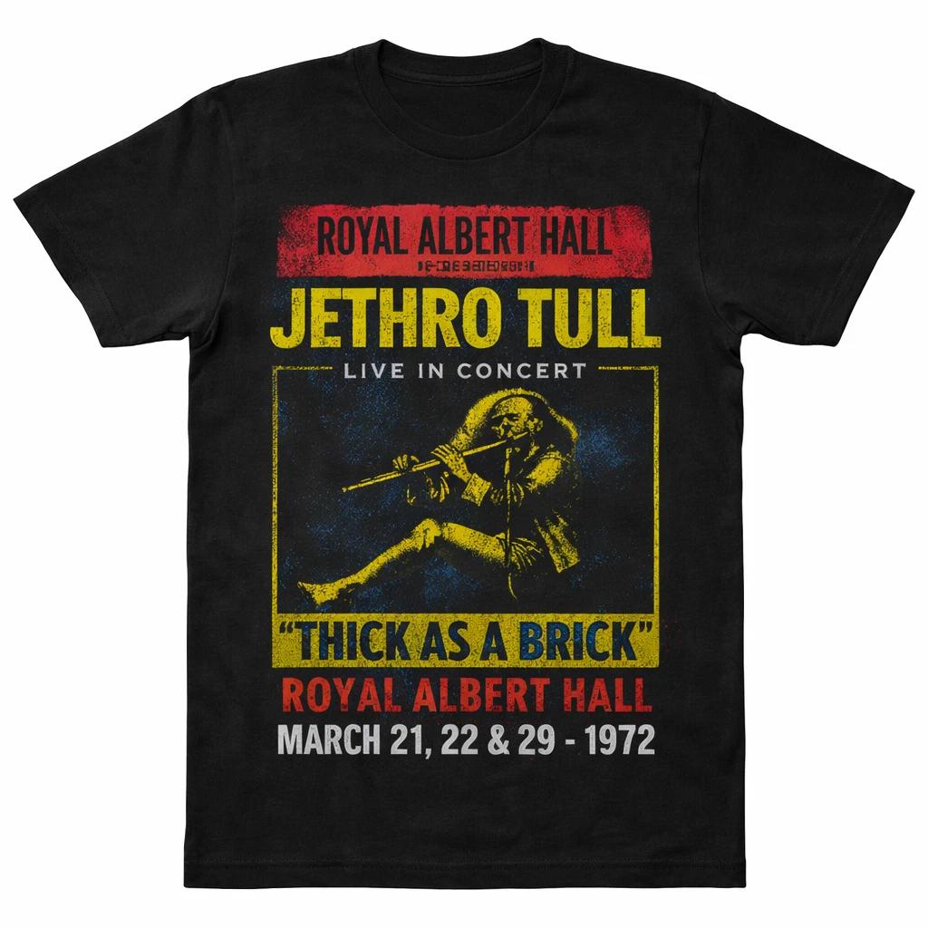Jethro Tull Royal Albert Hall Shirt, Rock And Roll Band Tee Mens Graphic T-Shirt XXL