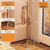 Miling Three-Leg Solid Wood Floor Coat Rack
