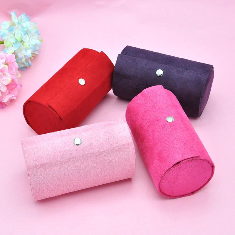 Guanya Portable Women's Jewelry Box - Simple, Ancient Style for Earrings and Rings