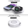 Faltbares kabelloses Ladegerät 2 in 1 für iPhone 14pro/15/13/12, 15 W magnetische kabellose Ladegeräte für Apple Watch 8/Airpods Pro