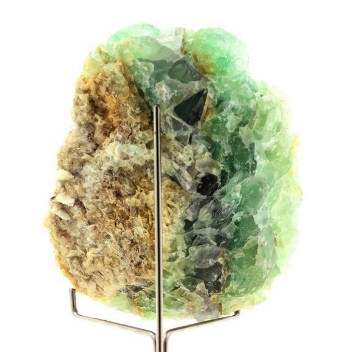 Pierres et Minéraux. Fluorite. 2700.0 ct. Marsanges Mine, Langeac, France.