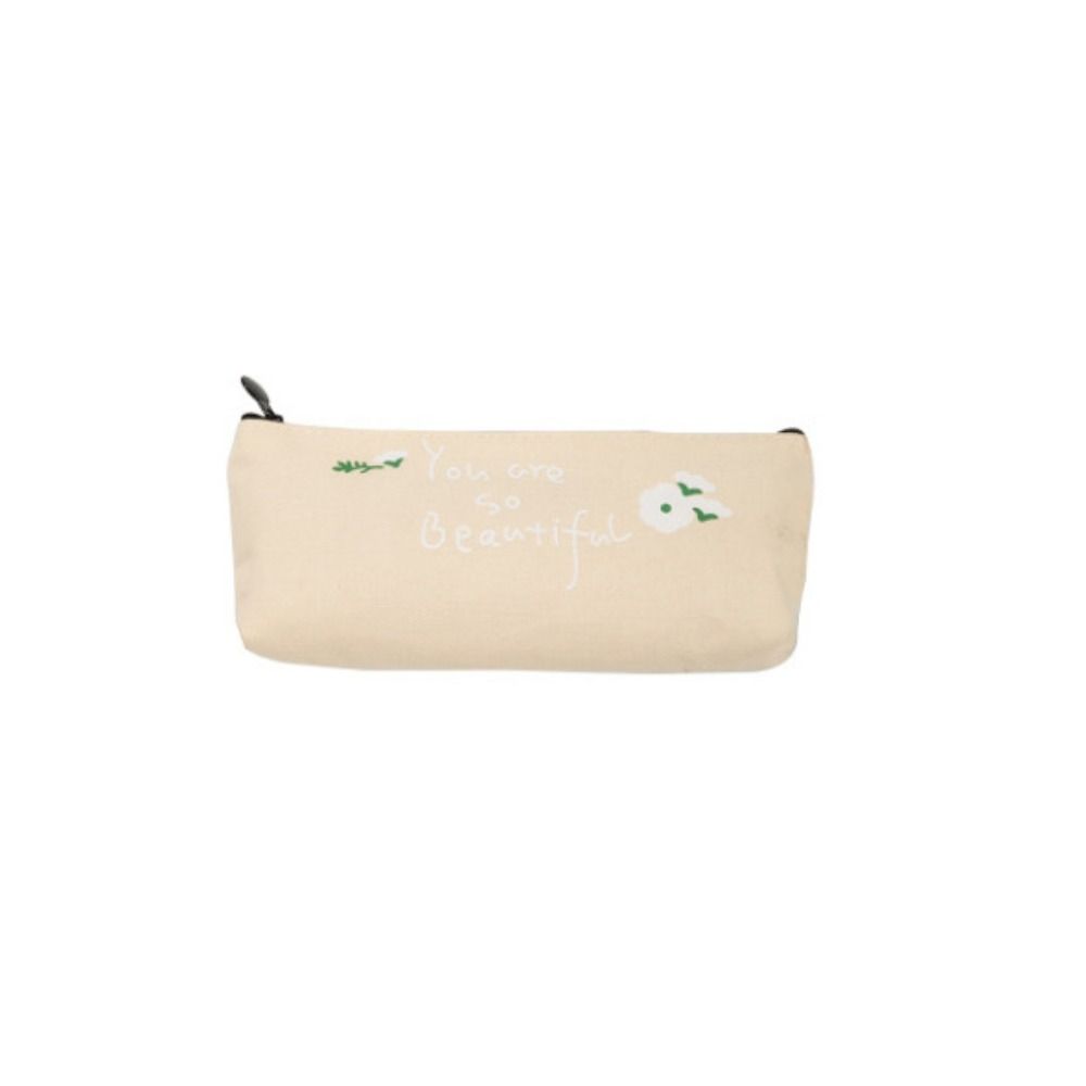 Flower Print Stationery Bag Multifunctional Pencil Case High Quality Pen Bag Students