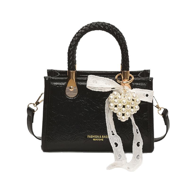 Fashion Versatile Portable Small Square Bag Women's New Solid Color Shoulder Messenger Bag