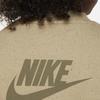Nike Sportovní oblečení Icon Fleece Potisk loga Žebrovaný kulatý výstřih Volný střih Mikina Dětská mikina Khaki FN7274-276
