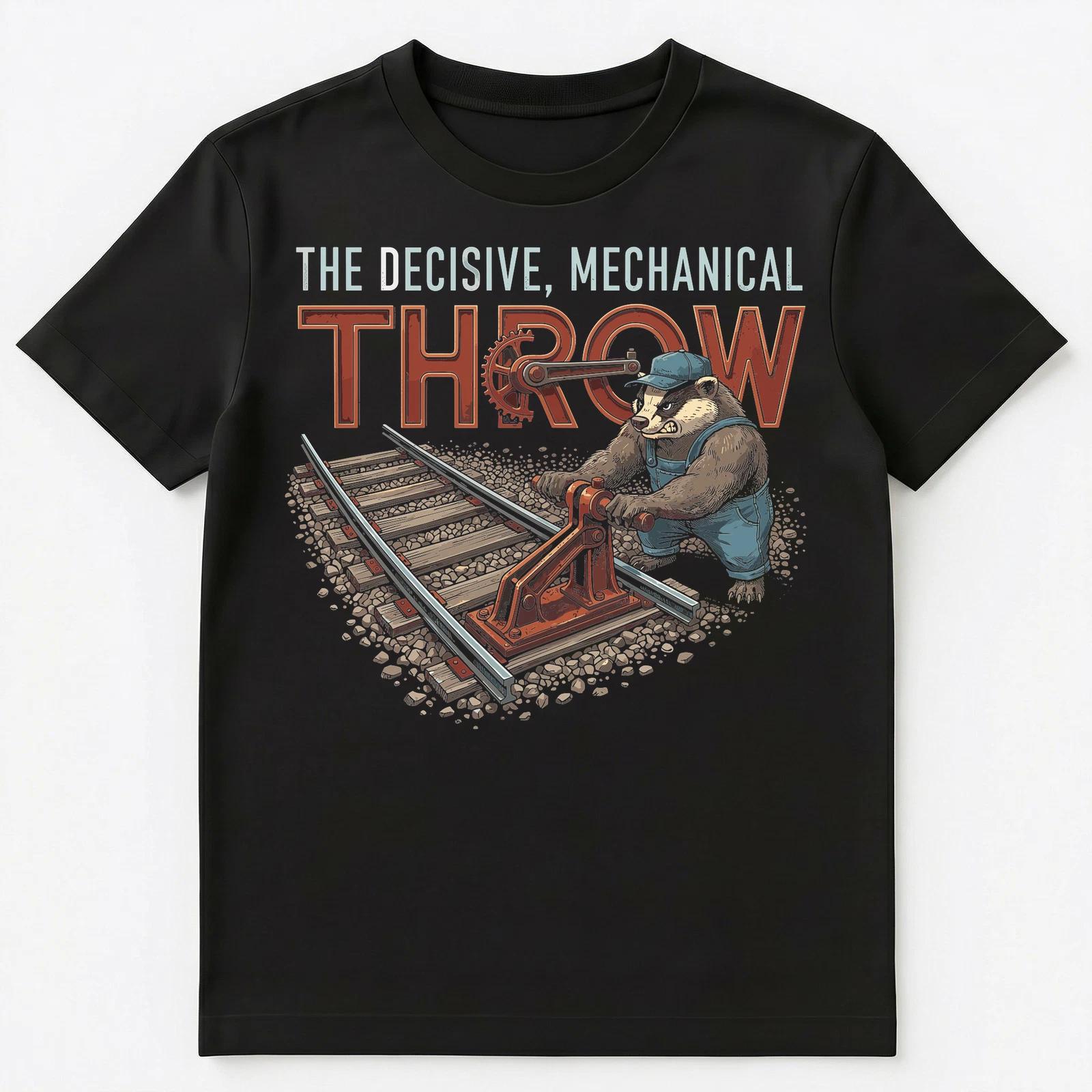 

Badger Enthusiast Decisive Track Work Railway Unisex T-Shirt 4XL