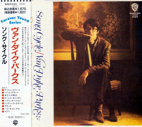 

CD VAN DYKE PARKS - Song Cycle WPCP3151 Warner Bros. Re 1990 Japan Rock Used