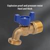 Garden Hose Outlet Valve G3/4in DN20 Male Thread Brass High Temperature Proof Garden Faucet Valve