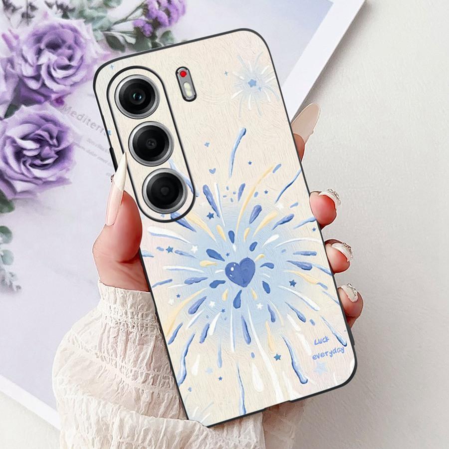 For Tecno Camon 40 Pro 5G Case CM7 Cute Cat Cool Painted TPU Soft Silicone Back Cover For Tecno Camon40 Camon 40Pro Phone Cases