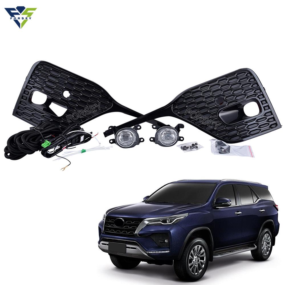 2020-2021 Fortuner Front Bumper Fog Lights & Frame Assembly Plastic