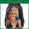 Harley Quinn Large Capacity Lightweight Oxford Fabric School Backpack For Kids