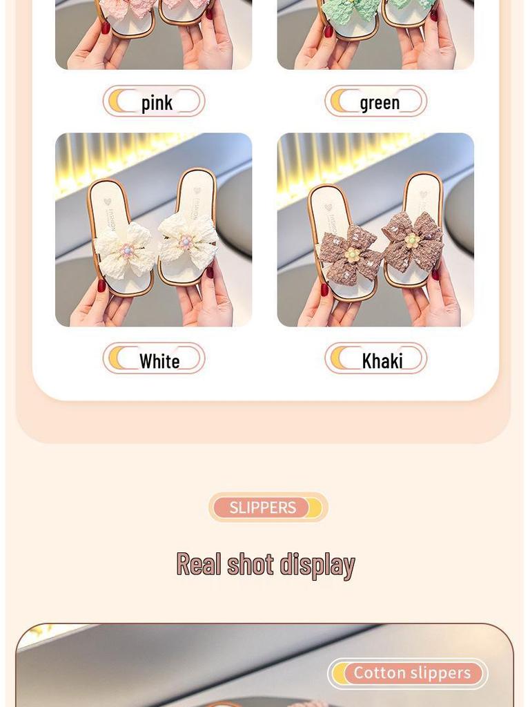 Girls' Summer Non-slip Breathable Outdoor Slip-on Shoes - Korean Fairy Princess Style