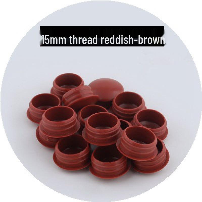 Plastik Vida Dişli Delik Tıpa - Mobilya Menteşeleri ve Donanımlar İçin Dekoratif Kapak