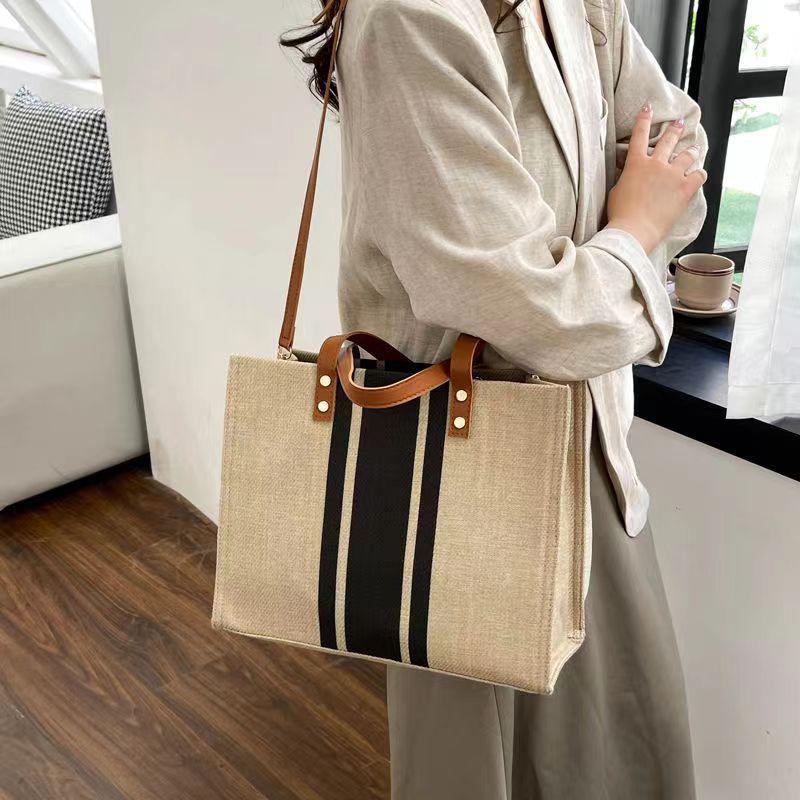 Shopper-Tragetaschen für Damen, einfache Canvas-Tasche, Damenhandtaschen, Schultaschen für Mädchen, Büchertaschen, Umhängetaschen für Damen, Taschen mit Griff oben