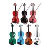 Aulis Colored Violin - Solid Wood for Beginners (Adults & Children)