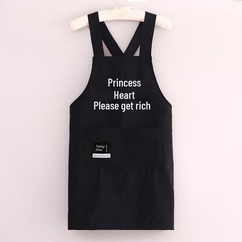 Lightweight Water-Repellent Kitchen Apron: Anti-Stain Waist Apron for Cooking, Catering, and Custom Workwear