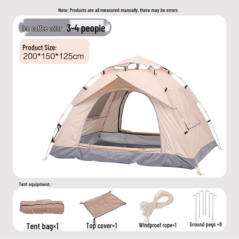 Automatisches Quick-Open Outdoor Camping- und Strand-Sonnenschirmzelt